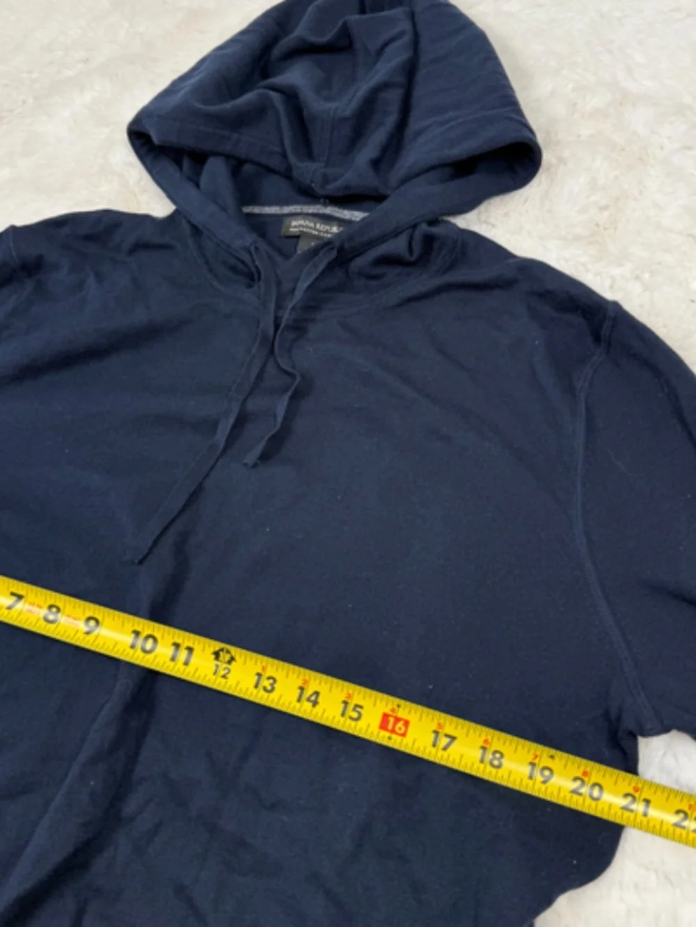 Banana Republic Pima Cotton Cashmere Blend Hoodie Light Weight Blue Men's Large
